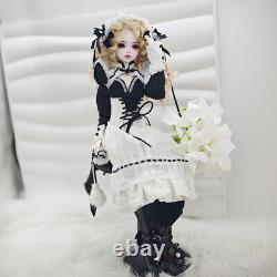 1/4 BJD Doll SD Ball Joint Doll Resin Girl Uniform Cosplay Full Set Toy Handmade