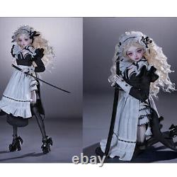 1/4 BJD Doll SD Ball Joint Doll Resin Girl Uniform Cosplay Full Set Toy Handmade