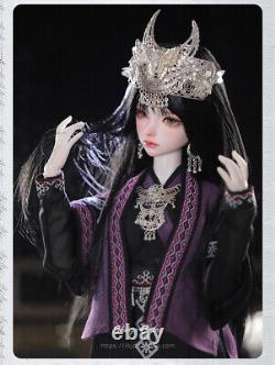 1/4 BJD Doll SD Girl Female Resin Ball Jointed Body FULL SET Toy Eyes Faceup Wig