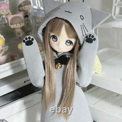 1/4 BJD Doll SD Resin Joint Doll Cute Cartoon Girl Eyes Face Makeup Full Set Toy