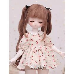 1/4 BJD Doll SD Resin Joint Sleeping Face Makeup Girl Full Set Birthday Gift Toy