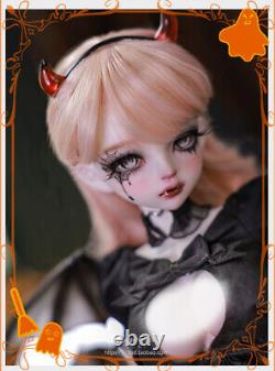 1/4 BJD Doll Sexy Female Girl Resin Eyes Faceup Clothes Shoes Wings FULL SET Toy