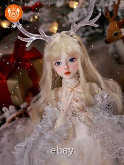 1/4 BJD Fairy Beauty Girl Ball Joined Doll Resin Face Makeup Fantasy Toys Gift