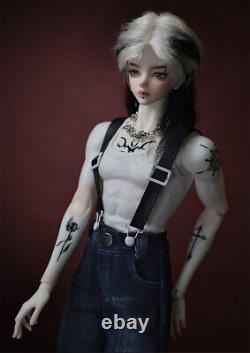 1/4 BJD MSD Ball Jointed Resin Boy Doll Muscle Man Male Tattoo Full Set Toy Gift