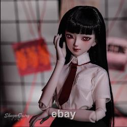 1/4 BJD SD Ball Joint Resin Doll Girl Double-faced Nano Human Ghost Full Set Toy