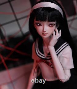 1/4 BJD SD Ball Joint Resin Doll Girl Double-faced Nano Human Ghost Full Set Toy