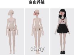 1/4 BJD SD Ball Joint Resin Doll Girl Double-faced Nano Human Ghost Full Set Toy