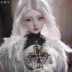 1/4 BJD SD Resin Ball Joint Doll Religious Style Girl Feather Shawl Full Set Toy