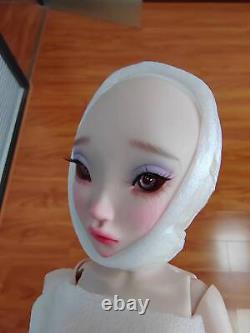 1/4 Full Set BJD Doll Cry Girl Female Resin Ball Jointed Eyes Faceup Mermaid Toy