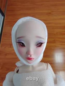 1/4 Full Set BJD Doll Cry Girl Female Resin Ball Jointed Eyes Faceup Mermaid Toy