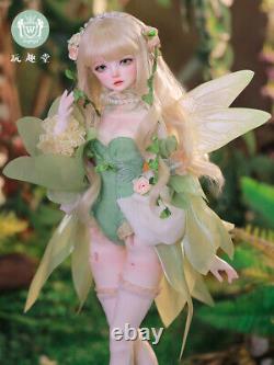 1/4 Full Set BJD Doll Resin Faceup Hair Ball Joint Doll Female Girl Handmade Toy