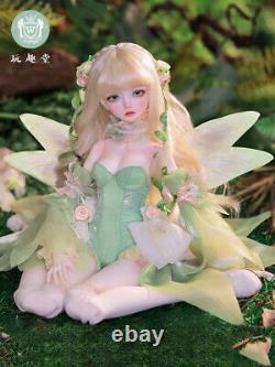 1/4 Full Set BJD Doll Resin Faceup Hair Ball Joint Doll Female Girl Handmade Toy