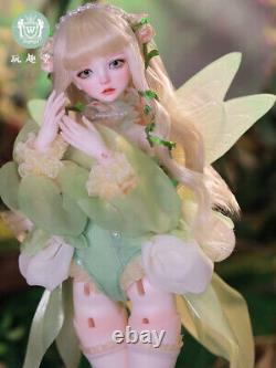 1/4 Full Set BJD Doll Resin Faceup Hair Ball Joint Doll Female Girl Handmade Toy