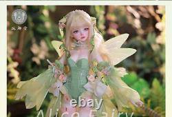 1/4 Full Set BJD Doll Resin Faceup Hair Ball Joint Doll Female Girl Handmade Toy