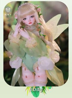 1/4 Full Set BJD Doll Resin Faceup Hair Ball Joint Doll Female Girl Handmade Toy