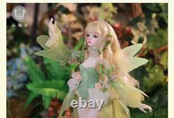 1/4 Full Set BJD Doll Resin Faceup Hair Ball Joint Doll Female Girl Handmade Toy