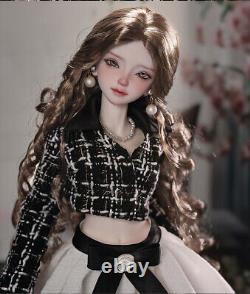 1/4 Resin BJD Doll Face Makeup Flexible Joints Outfit Princess Girl Full Set Toy