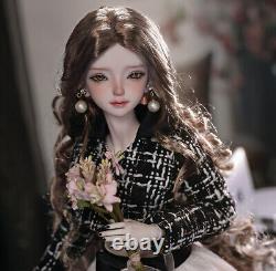 1/4 Resin BJD Doll Face Makeup Flexible Joints Outfit Princess Girl Full Set Toy