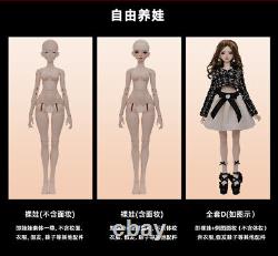 1/4 Resin BJD Doll Face Makeup Flexible Joints Outfit Princess Girl Full Set Toy