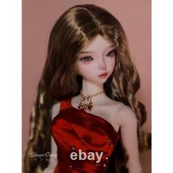 1/4 Resin BJD SD Ball Jointed Doll Girl Red Dress Gift Full Set Handmade Toy