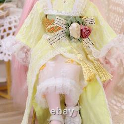 1/6 BJD Doll 11inch 28cm Girl Doll Full Set Dress Clothes with Face Makeup Kia Toy