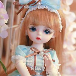 1/6 BJD Doll 12 Girl Doll Handpainted Makeup Full Set Dress Shoes Wigs Eyes Toy