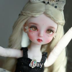 1/6 BJD Doll 28cm Height Girl Body Doll with Full Set Outfit Lifelike Kids Toy