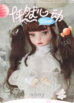 1/6 BJD Doll Ball Jointed Doll Cute Girl Face Makeup Eyes Clothes Full Set Toy