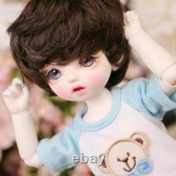 1/6 BJD Doll Boy Face Makeup Clothes + Wig +Shoes Full Set Outfit Resin Kids Toy