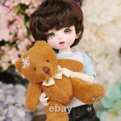 1/6 BJD Doll Cute Boy + Face Makeup + Clothes + Wigs + Shoes Full Set Outfit Toy