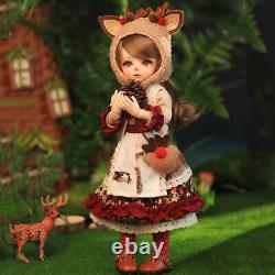 1/6 BJD Doll Cute Toy Full Set Moveable Joints Body Lifelike Pretty Girls Kids