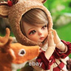 1/6 BJD Doll Cute Toy Full Set Moveable Joints Body Lifelike Pretty Girls Kids