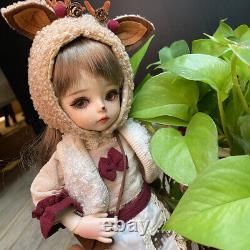 1/6 BJD Doll Cute Toy Full Set Moveable Joints Body with Clothes Outfits Toys