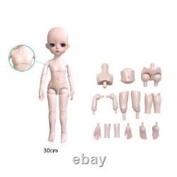 1/6 BJD Doll DIY Toys with Free Handpainted Face Makeup Dress Shoes Full Set Toy