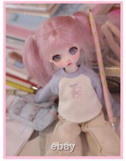 1/6 BJD Doll FULL SET Girl Cartoon Eyes Face Makeup Resin Figures Toy Kids Gift