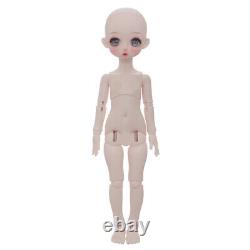 1/6 BJD Doll Girl Cartoon Eyes Face Makeup Resin Figures Toy Kids Gift FULL SET