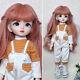 1/6 Bjd Doll Girl Face Makeup Full Set Removable Clothes Shoes Wigs Eyes Toys