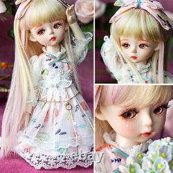1/6 BJD Doll Girl Upgrade Makeup Full Set Dress Shoes Wigs Changeable Eyes Toys