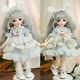 1/6 Bjd Doll Mini Girl Doll Toy Full Set With Dress Shoe Wigs Handpainted Makeup