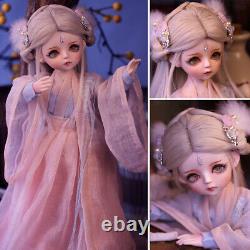 1/6 BJD Doll Mini Girl Doll Toy with Full Set Clothes Outfit Face Eyes Makeup