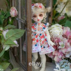 1/6 BJD Doll Pretty Girl Body Ball Jointed Resin + Eyes Face Makeup FULL SET Toy