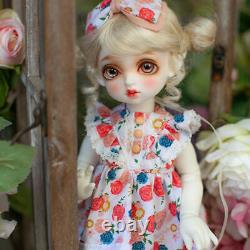 1/6 BJD Doll Pretty Girl Body Ball Jointed Resin + Eyes Face Makeup FULL SET Toy