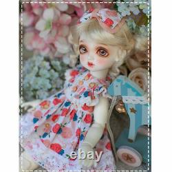 1/6 BJD Doll Pretty Girl Body Ball Jointed Resin + Eyes Face Makeup FULL SET Toy