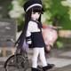 1/6 Bjd Doll Resin Ball Joint Doll Campus Girl Long Wig Face Makeup Full Set Toy