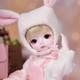 1/6 Bjd Doll Resin Ball Joint Doll Cute Cream Girl Eyes Face Makeup Full Set Toy