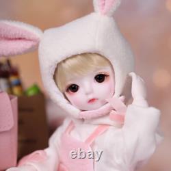 1/6 BJD Doll Resin Ball Joint Doll Cute Cream Girl Eyes Face Makeup Full Set Toy