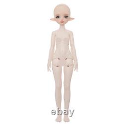 1/6 BJD Doll Resin Elf Ears Girl Eyes Wig Face Makeup Handmade Toy FULL SET Gift