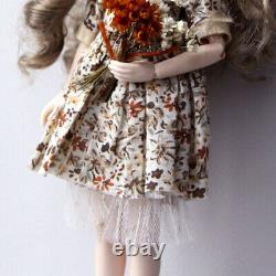 1/6 BJD Doll Resin Head Openable with Removeable Clothes Shoes Wigs Full Set Toy