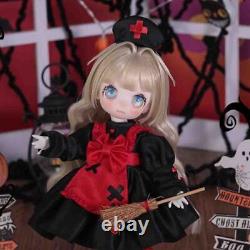 1/6 BJD Doll SD Resin Ball Joint Doll Lovely Girl Cartoon Eyes Full Set Toy Gift