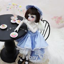 1/6 BJD Doll SD Resin Joint Eyes Face Makeup Clothes Cute Girl Doll Full Set Toy